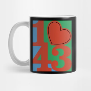 143: I Love You 2 Mug